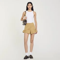 Femme SANDRO Short à Volants
