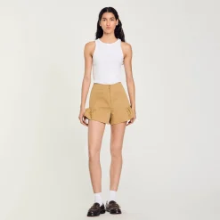 Femme SANDRO Short à Volants