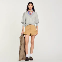 Femme SANDRO Short à Volants