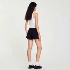 Femme SANDRO Short Court à Poches