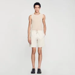 Homme SANDRO Short En Coton
