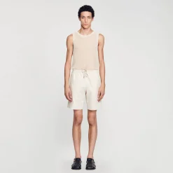 Homme SANDRO Short En Coton