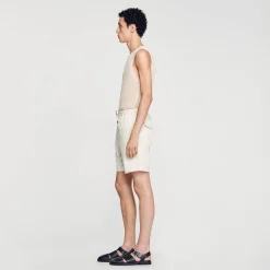 Homme SANDRO Short En Coton