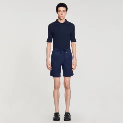 Homme SANDRO Short En Coton