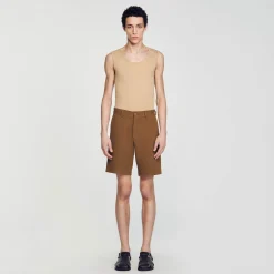 Homme SANDRO Short En Coton