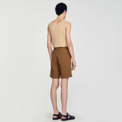 Homme SANDRO Short En Coton