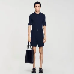Homme SANDRO Short En Coton