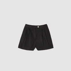 Femme SANDRO Short En Gabardine