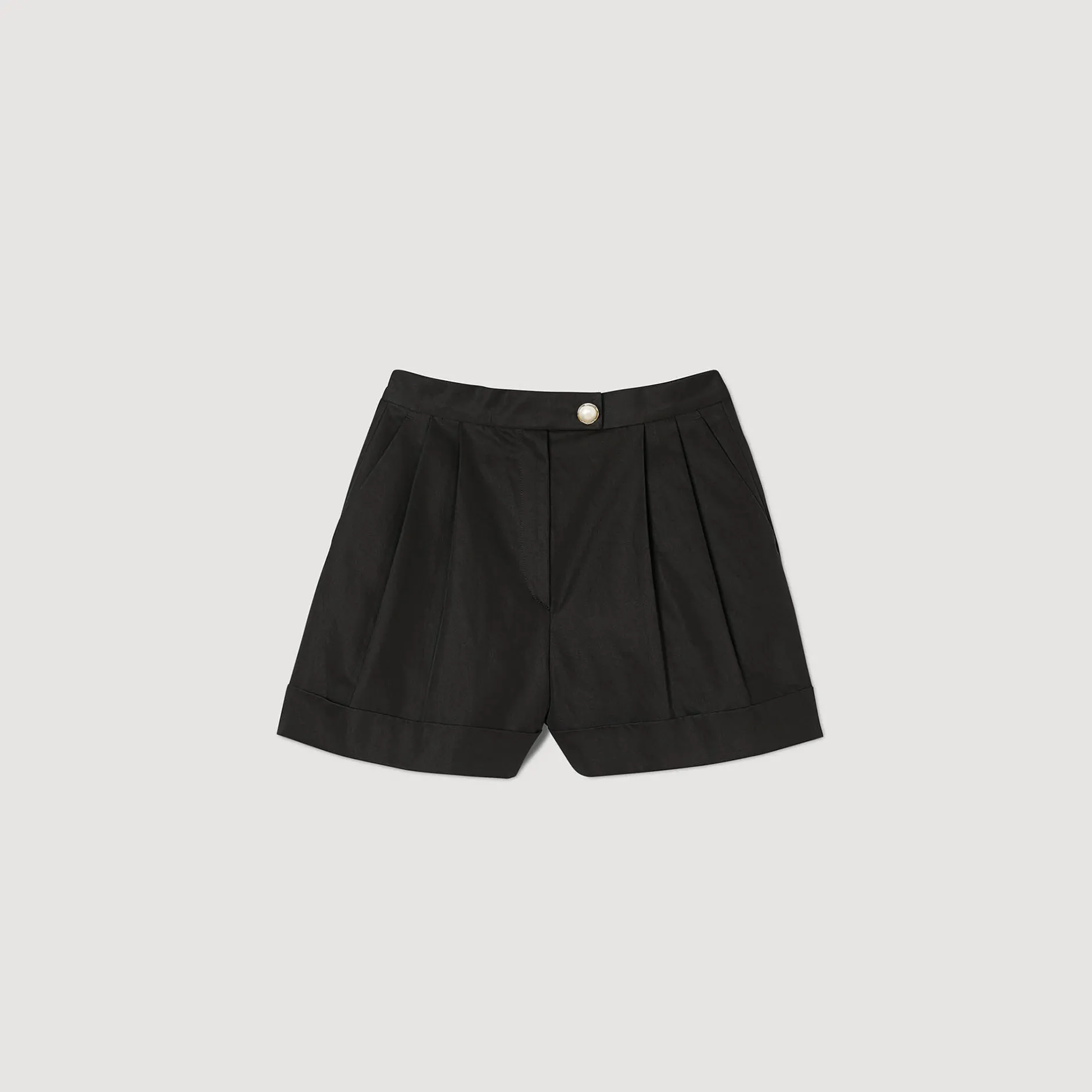 Femme SANDRO Short En Gabardine
