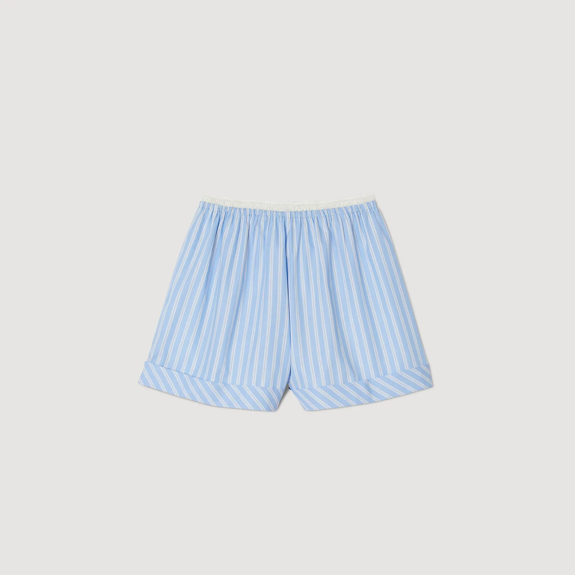 Femme SANDRO Short Large En Coton