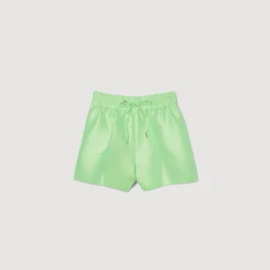 Femme SANDRO Short Large Satiné