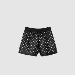 Femme SANDRO Short Orné De Pastilles
