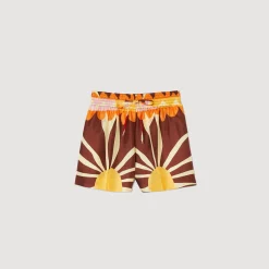 Femme SANDRO Short Satiné Imprimé