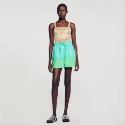 Femme SANDRO Short Strassé