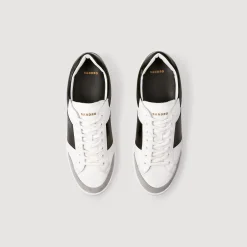 Homme SANDRO Sneakers Basses En Cuir