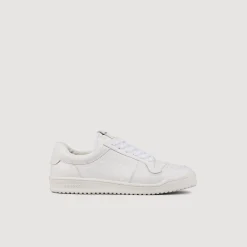 Homme SANDRO Sneakers Basses En Cuir