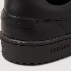 Homme SANDRO Sneakers Basses En Cuir