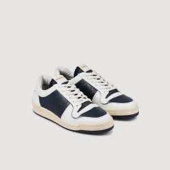 Homme SANDRO Sneakers Basses En Cuir