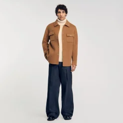 Homme SANDRO Surchemise Double Face