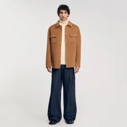Homme SANDRO Surchemise Double Face