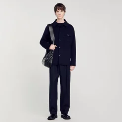 Homme SANDRO Surchemise Double Face