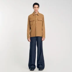 Homme SANDRO Surchemise En Laine