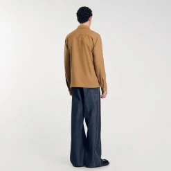 Homme SANDRO Surchemise En Laine