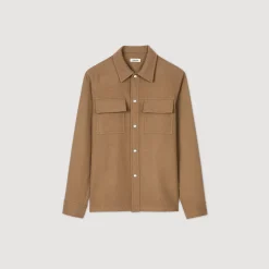 Homme SANDRO Surchemise En Laine