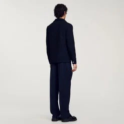 Homme SANDRO Surchemise En Laine