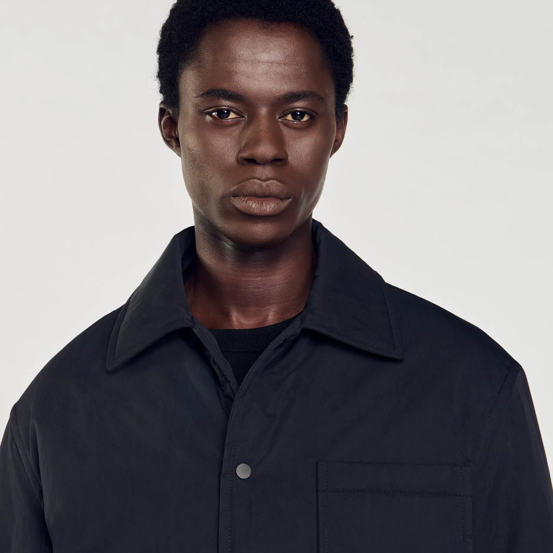 Homme SANDRO Surchemise Ouatinée