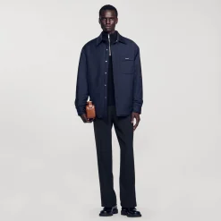 Homme SANDRO Surchemise Ouatinée Oversize