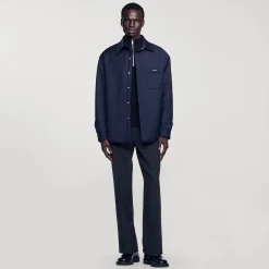 Homme SANDRO Surchemise Ouatinée Oversize