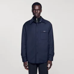 Homme SANDRO Surchemise Ouatinée Oversize