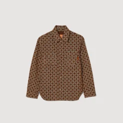 Homme SANDRO Surchemise Square Cross