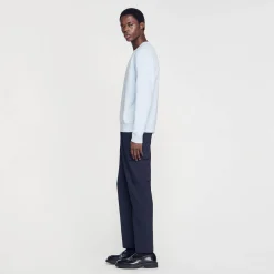 Homme SANDRO Sweat Molletonné Brodé