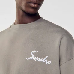 Homme SANDRO Sweat Oversize