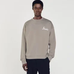Homme SANDRO Sweat Oversize