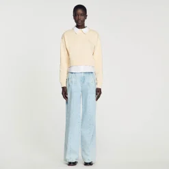 Femme SANDRO Sweatshirt 2 En 1