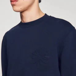 Homme SANDRO Sweatshirt Fleur En Coton