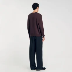 Homme SANDRO Sweatshirt Fleurs