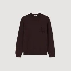 Homme SANDRO Sweatshirt Fleurs
