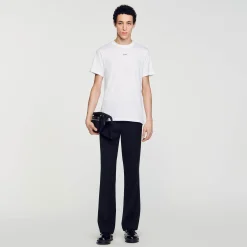 Homme SANDRO Tee-shirt à Manches Courtes