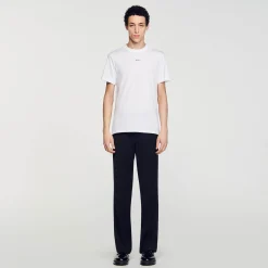 Homme SANDRO Tee-shirt à Manches Courtes