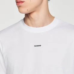 Homme SANDRO Tee-shirt à Manches Courtes