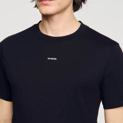 Homme SANDRO Tee-shirt à Manches Courtes