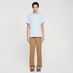 Homme SANDRO Tee-shirt à Manches Courtes