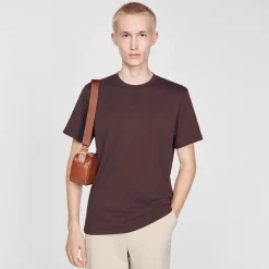 Homme SANDRO Tee-shirt à Manches Courtes