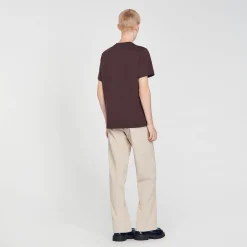 Homme SANDRO Tee-shirt à Manches Courtes