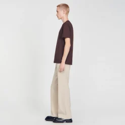 Homme SANDRO Tee-shirt à Manches Courtes