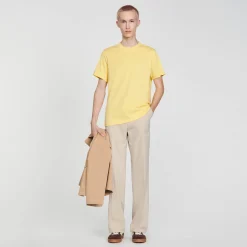Homme SANDRO Tee-shirt à Manches Courtes